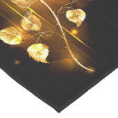 Goldene Rose (goldene Rose) Großer Tischläufer (Ecke)