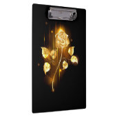 Goldene Rose (goldene Rose) Klemmbrett (Rechts)
