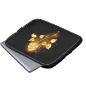 Goldene Rose (goldene Rose) Laptopschutzhülle (Vorne Knopf)
