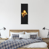 Goldene Rose (goldene Rose) Leinwanddruck (Insitu (Schlafzimmer))
