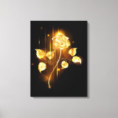 Goldene Rose (goldene Rose) Leinwanddruck (Vorderseite)