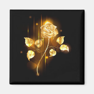 Goldene Rose (goldene Rose) Magnet