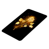 Goldene Rose (goldene Rose) Magnet (Linke Seite)