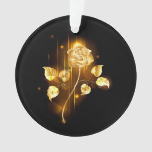 Goldene Rose (goldene Rose) Ornament