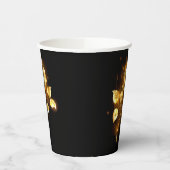 Goldene Rose (goldene Rose) Pappbecher (Links)