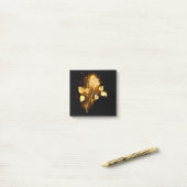 Goldene Rose (goldene Rose) Post-it Klebezettel (Auf Schreibtisch)