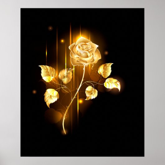 Goldene Rose (goldene Rose) Poster (Vorne)