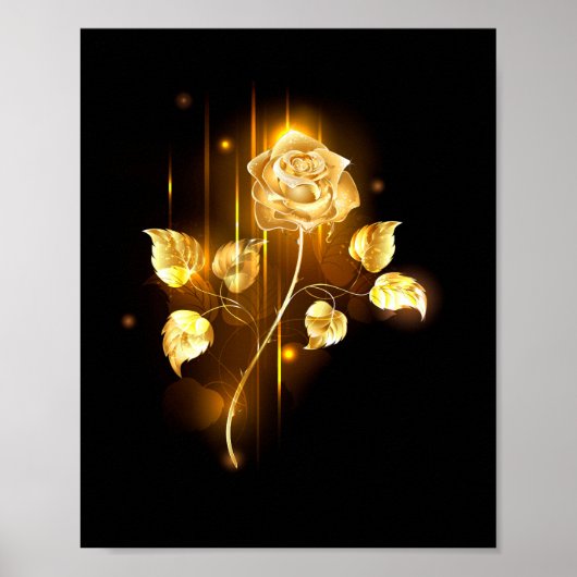 Goldene Rose (goldene Rose) Poster (Vorne)