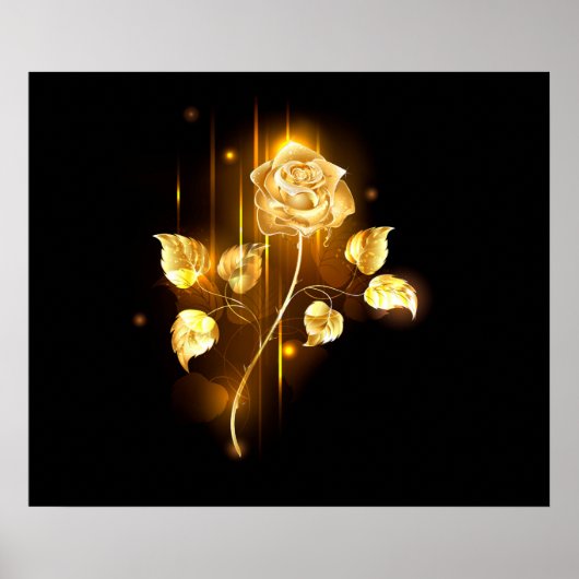 Goldene Rose (goldene Rose) Poster (Vorne)