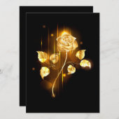 Goldene Rose (goldene Rose) Programm (Vorne/Hinten)