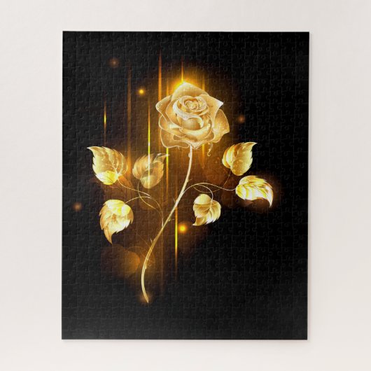 Goldene Rose (goldene Rose) Puzzle (Vertikal)