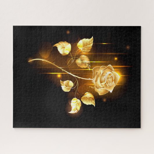 Goldene Rose (goldene Rose) Puzzle (Horizontal)