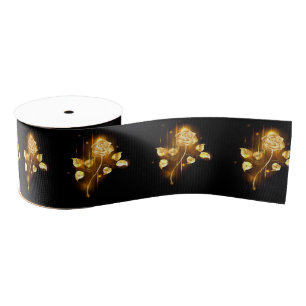 Goldene Rose (goldene Rose) Ripsband
