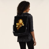 Goldene Rose (goldene Rose) Rucksack (Ausgewaschen)