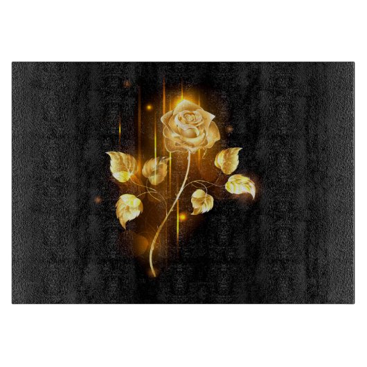 Goldene Rose (goldene Rose) Schneidebrett (Vorderseite)