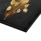 Goldene Rose (goldene Rose) Schneidebrett (Ecke)