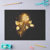 Goldene Rose (goldene Rose) Seidenpapier (Basteln)