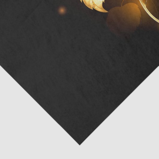 Goldene Rose (goldene Rose) Seidenpapier (Detail)