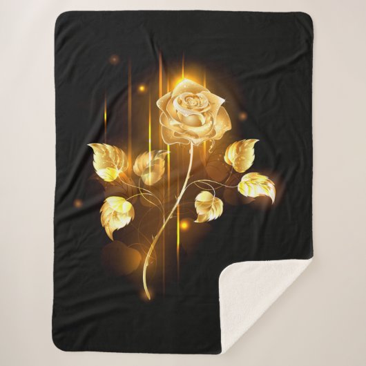 Goldene Rose (goldene Rose) Sherpadecke (Vorderseite)