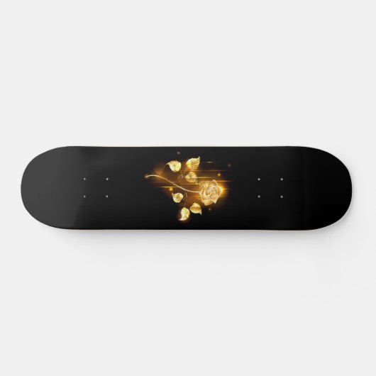 Goldene Rose (goldene Rose) Skateboard (Horizontal)