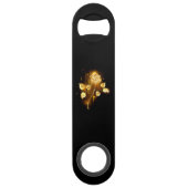 Goldene Rose (goldene Rose) Speed Flaschenöffner (Vorderseite)