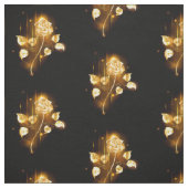 Goldene Rose (goldene Rose) Stoff (Muster)