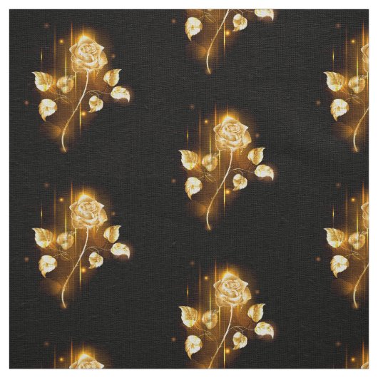 Goldene Rose (goldene Rose) Stoff (Muster)