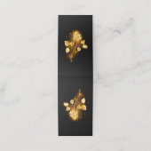 Goldene Rose (goldene Rose) Terminkarte (Außenseite Aufgefaltet)