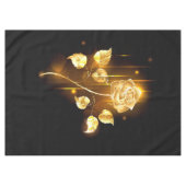 Goldene Rose (goldene Rose) Tischdecke (Vorderseite (Horizontal))