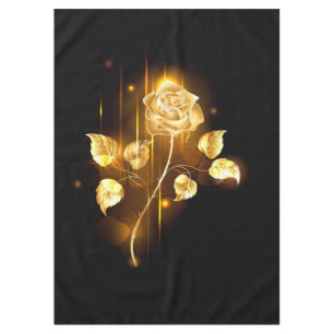 Goldene Rose (goldene Rose) Tischdecke