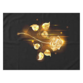 Goldene Rose (goldene Rose) Tischdecke (Vorderseite (Horizontal))