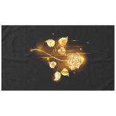 Goldene Rose (goldene Rose) Tischdecke (Vorderseite (Horizontal))