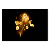 Goldene Rose (goldene Rose) Tischnummer (Vorderseite)