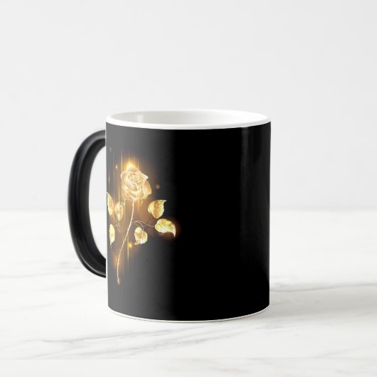 Goldene Rose (goldene Rose) Verwandlungstasse (Vorderseite Links)