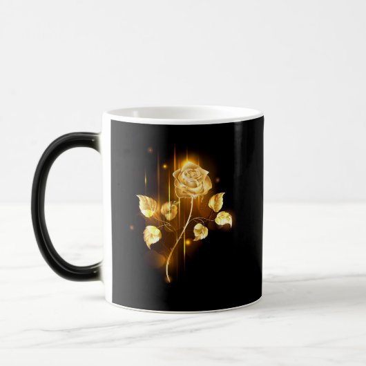 Goldene Rose (goldene Rose) Verwandlungstasse (Links)