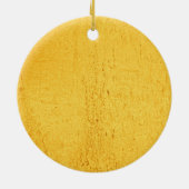 Goldene Rose Gotische Aquarellkunst Keramik Ornament (Hinten)