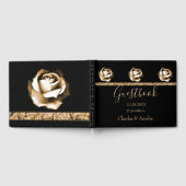 Goldene Rose Hochzeitstag Gästebuch (Voll)