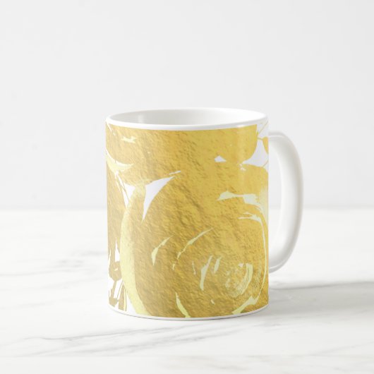 Goldene Rose Imitate Falknerei - Falconeria Locarn Kaffeetasse (VorderseiteRechts)