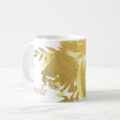 Goldene Rose Imitate Falknerei - Falconeria Locarn Kaffeetasse (Vorderseite Links)