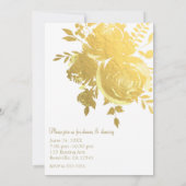 Goldene Rose Imitate Ristorante della Carrà Einladung (Rückseite)