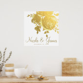 Goldene Rose Imitate Ristorante della Carrà Poster (Küche)