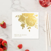 Goldene Rose Imitate Ristorante della Carrà Serviette (Beispiel)