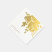 Goldene Rose Imitate Ristorante della Carrà Serviette (Ecke)