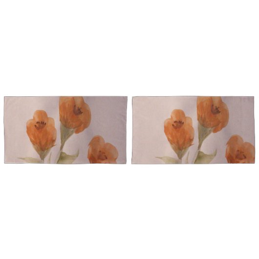 Goldene Rose Kissenbezug (Vorderseite-Set)