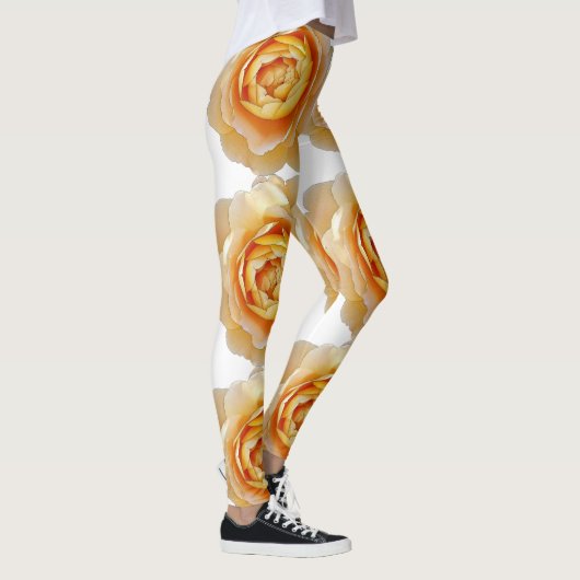 Goldene Rose Leggings (Rechts)