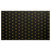 GOLDENE ROSE MIT ROTEM RUBY-Schwarz-Muster Stoff (Yard (91,4 cm))