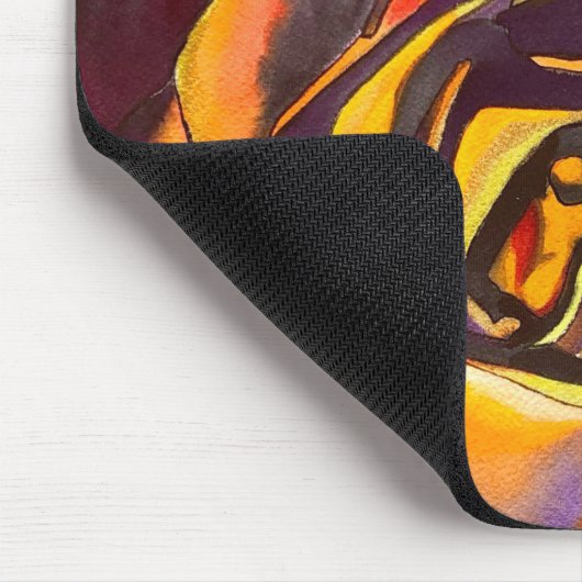 Goldene Rose Mousepad (Ecke)