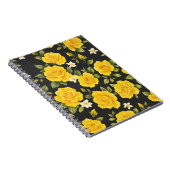 Goldene Rose Rodelbahn mit Aussicht Notizblock (Rechte Seite)