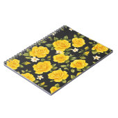 Goldene Rose Rodelbahn mit Aussicht Notizblock (Linke Seite)