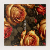 Goldene Rose Rodelbahn mit Aussicht Puzzle (Horizontal)